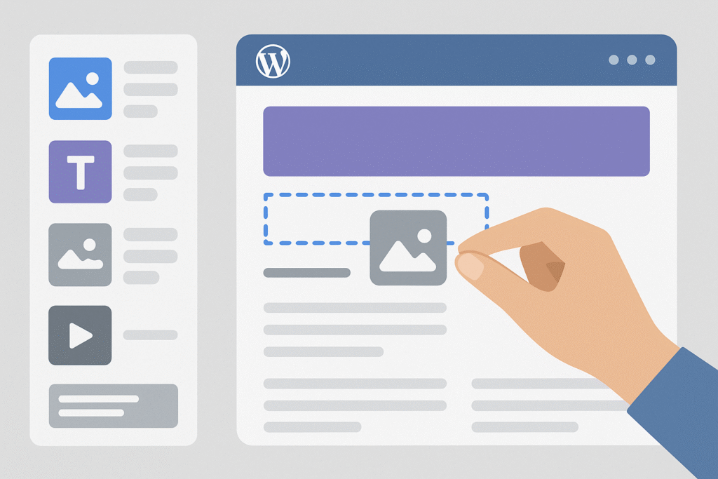Drag and drop WordPress themes