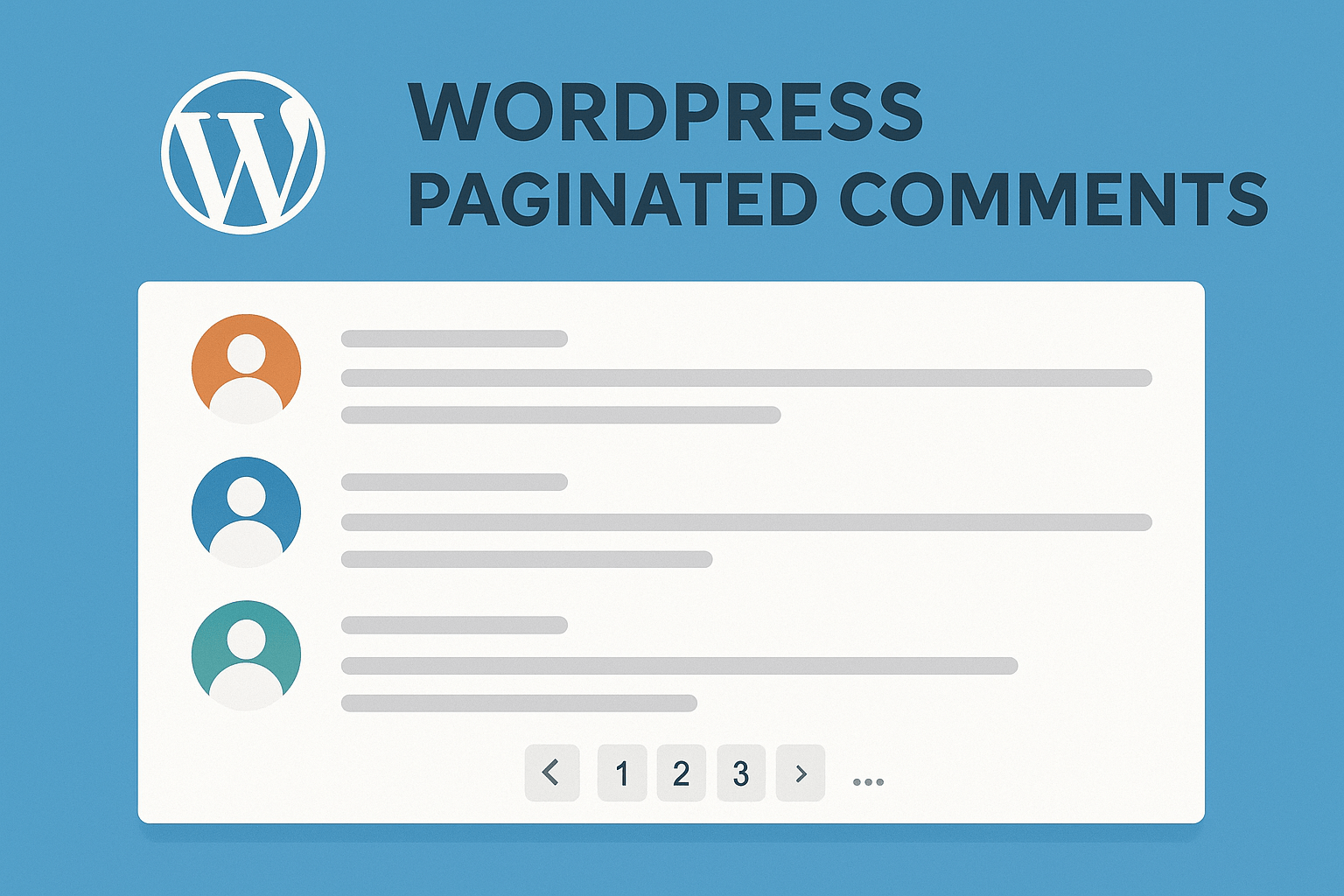 Wordpress paginated comments