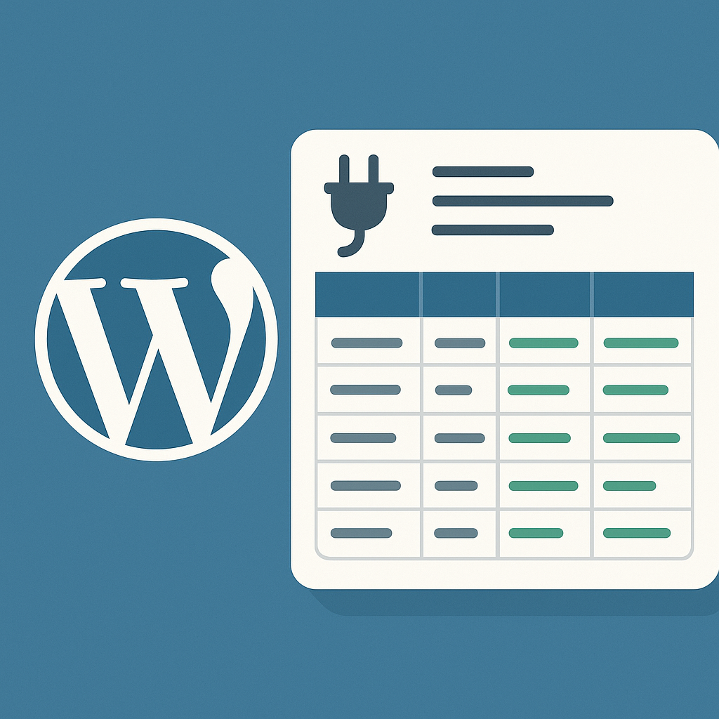 best table plugin for wordpress