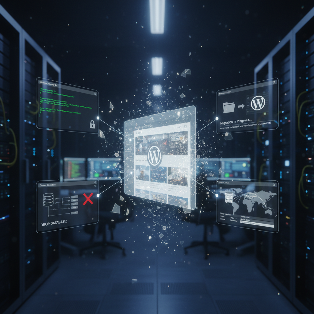 Take Down a WordPress Site