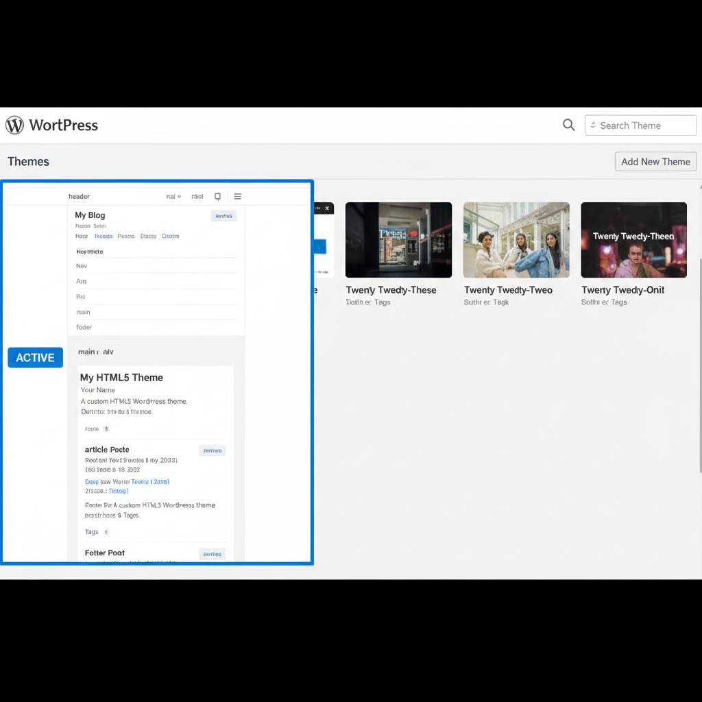 WordPress HTML5 Themes