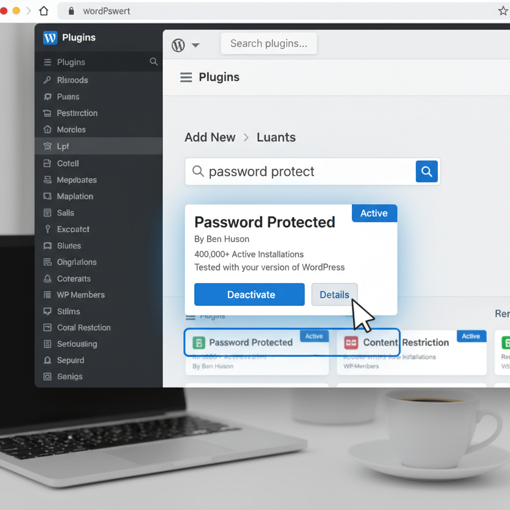 Password Protecting a WordPress Site