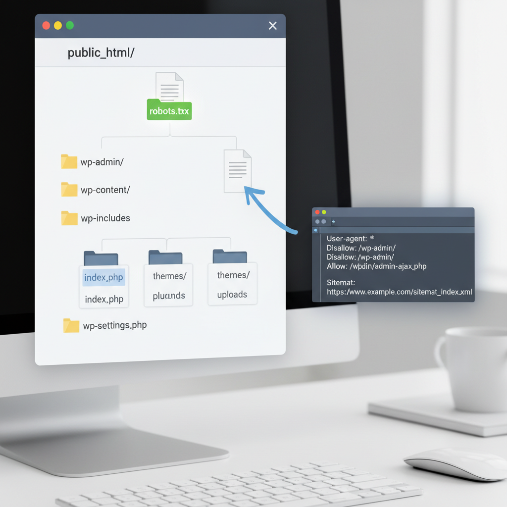 robots txt wordpress location