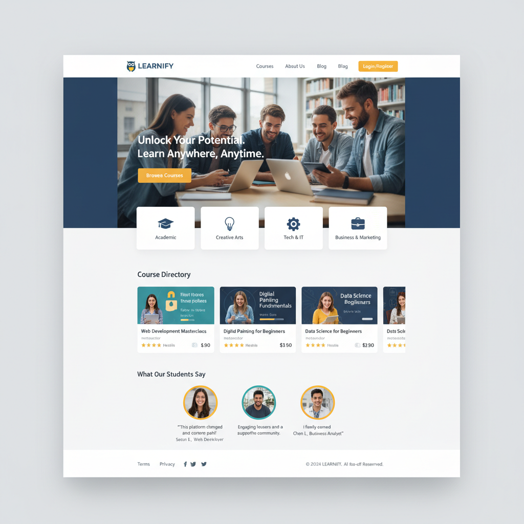 elearning wordpress theme