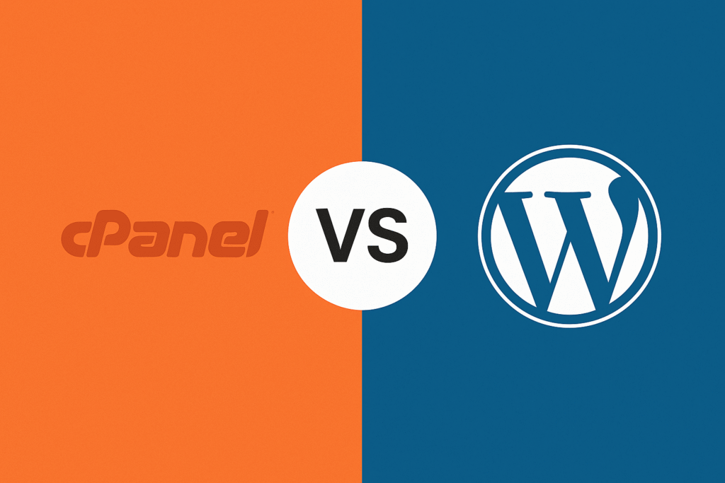 cpanel vs WordPress