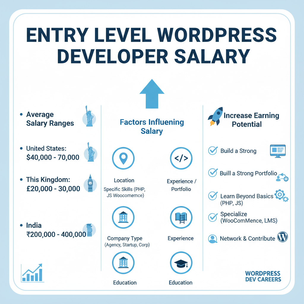 Entry Level WordPress Developer Salary entry level wordpress developer salary
