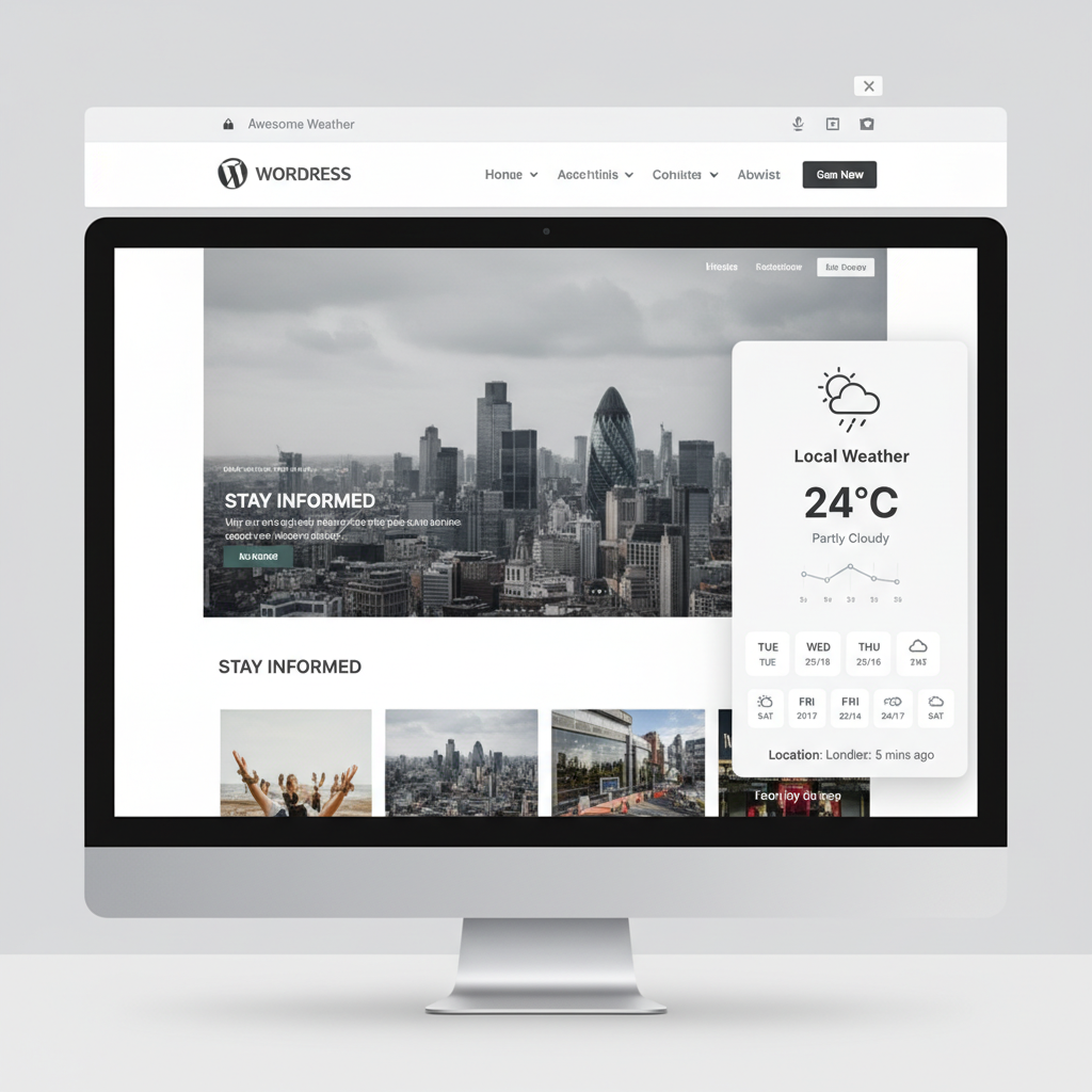 weather wordpress plugin