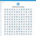 WordPress Icon Library wordpress icon library