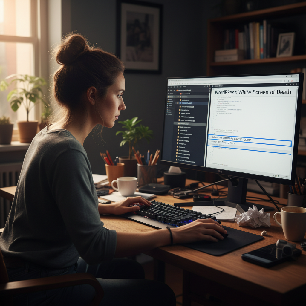fix wordpress white screen of death