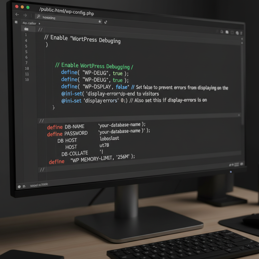 blank page wordpress