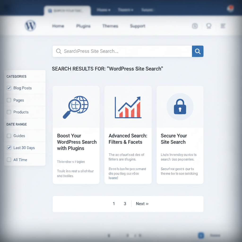 site search wordpress