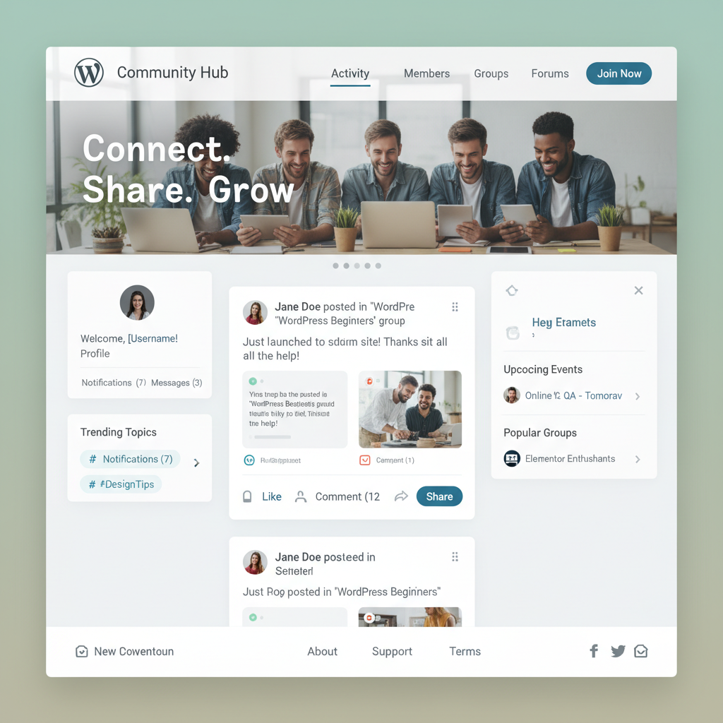 wordpress community theme