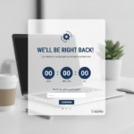 how to put wordpress site in maintenance mode