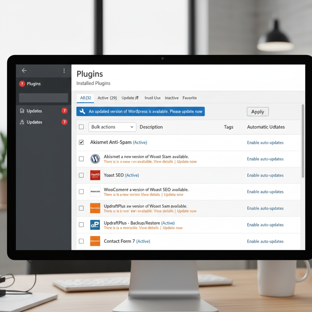 how to update plugins in wordpress