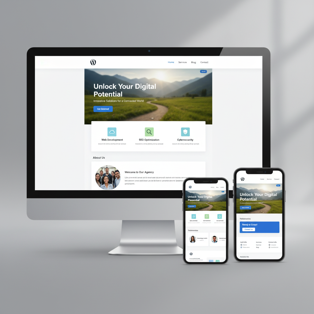 how to create homepage in wordpress