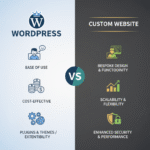WordPress vs Custom Website wordpress vs custom website