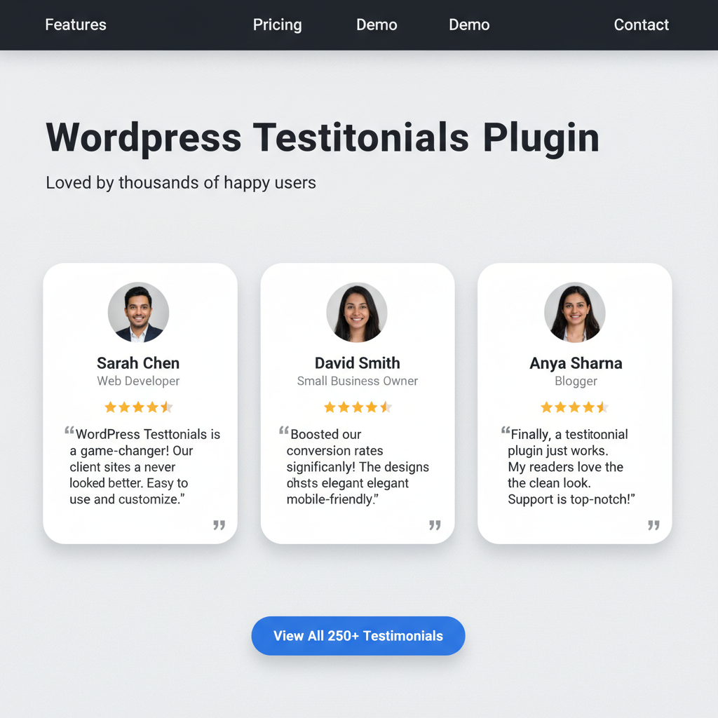 wordpress testimonials