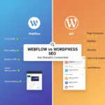 Webflow vs WordPress SEO webflow vs wordpress seo