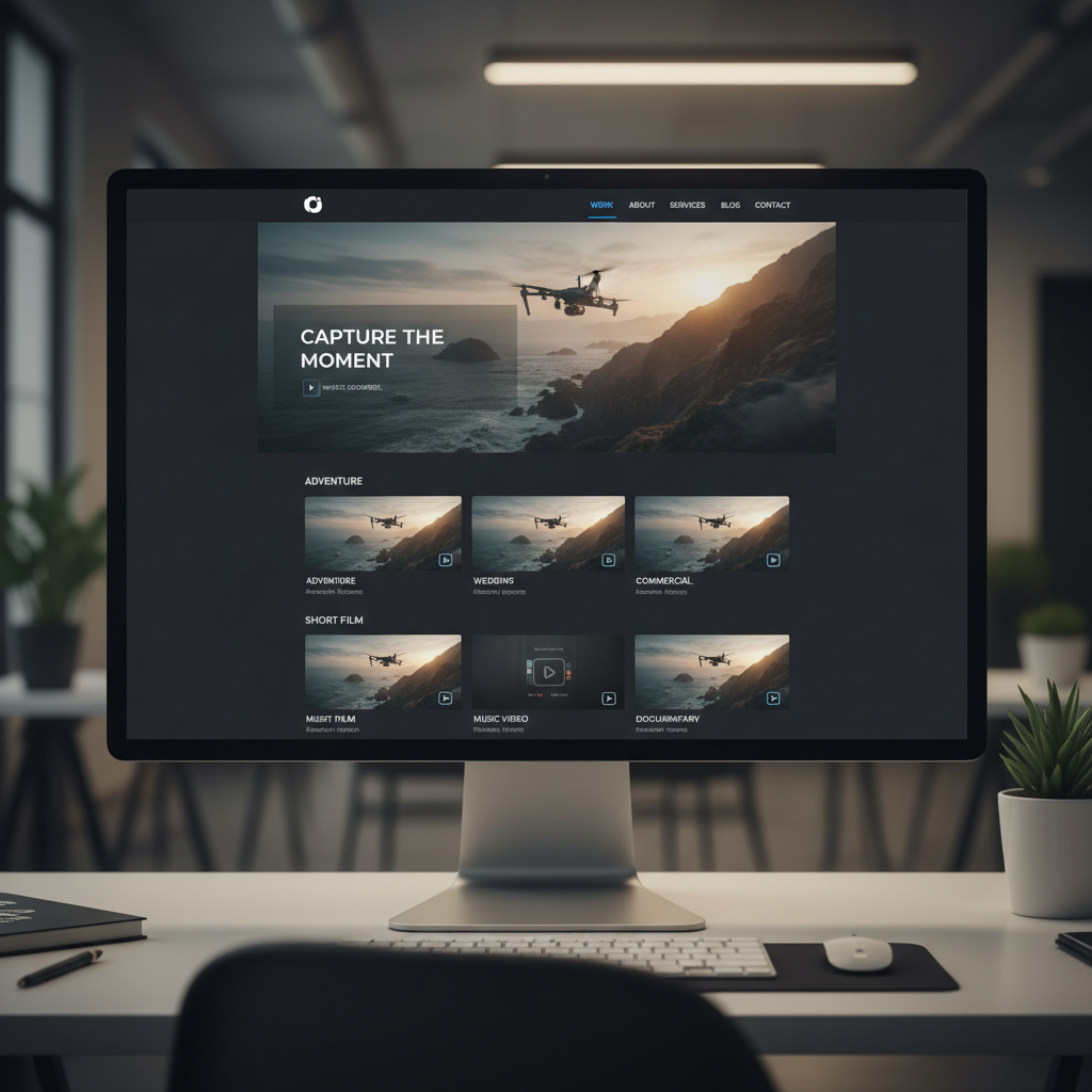 videographer portfolio wordpress theme