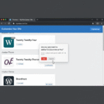 how to uninstall a wordpress theme