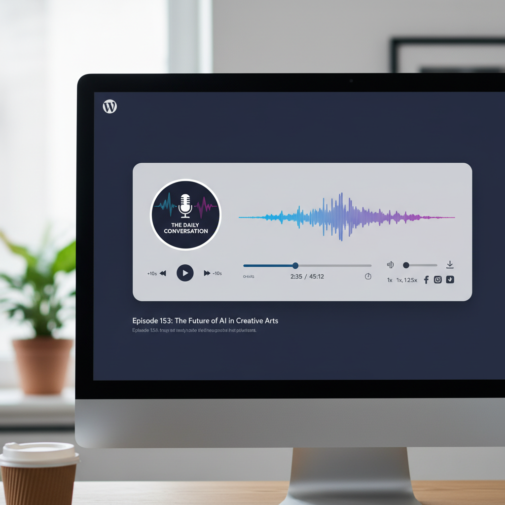 wordpress podcast player