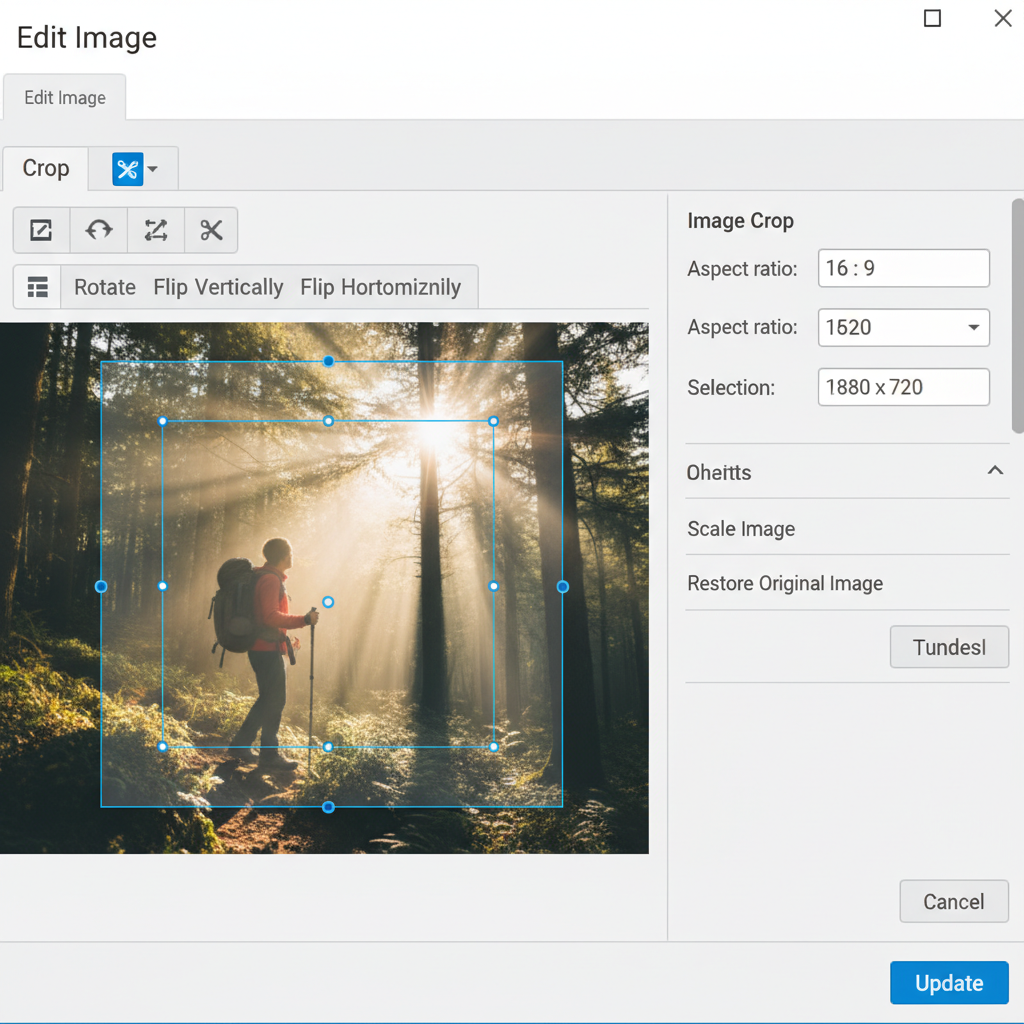 wordpress edit image aspect ratio