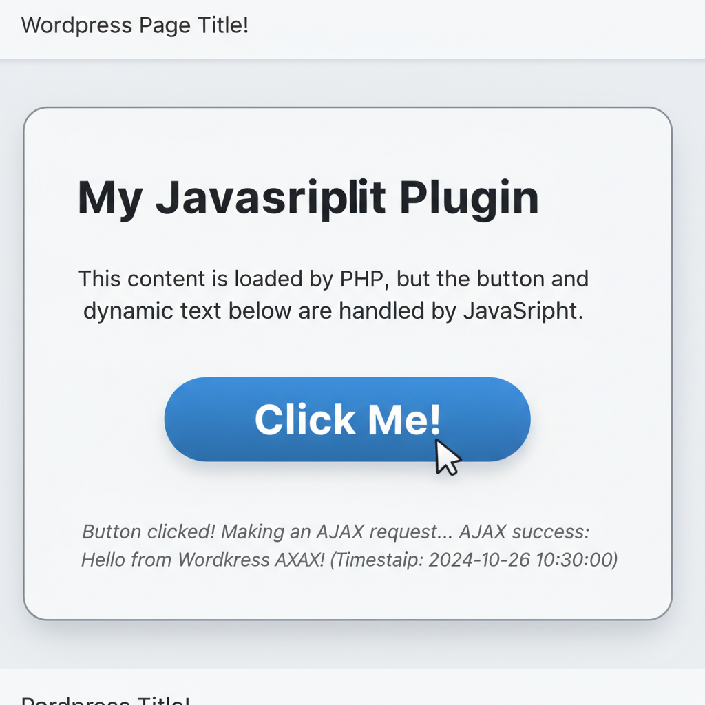 wordpress plugin javascript