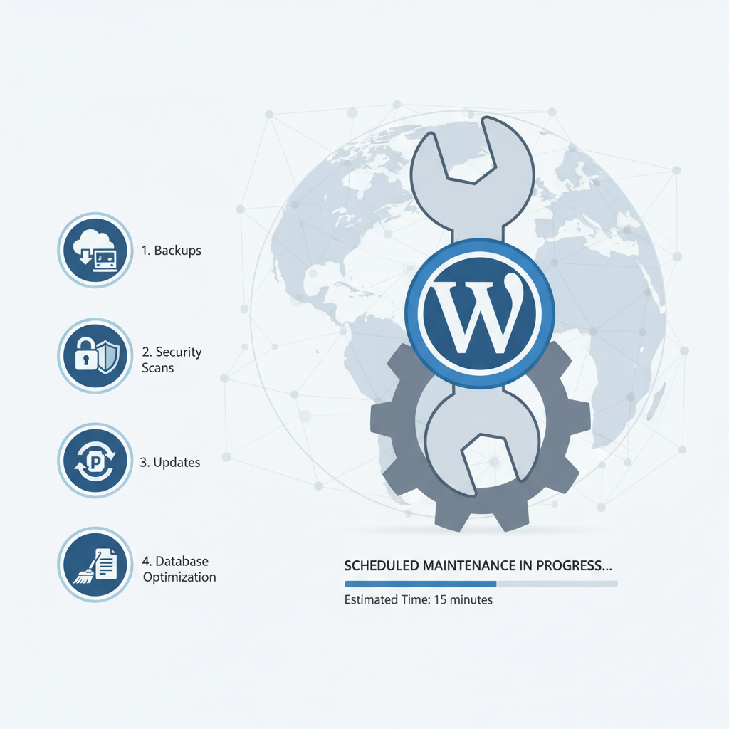 wordpress scheduled maintenance