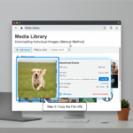 how to download image from wordpress media library