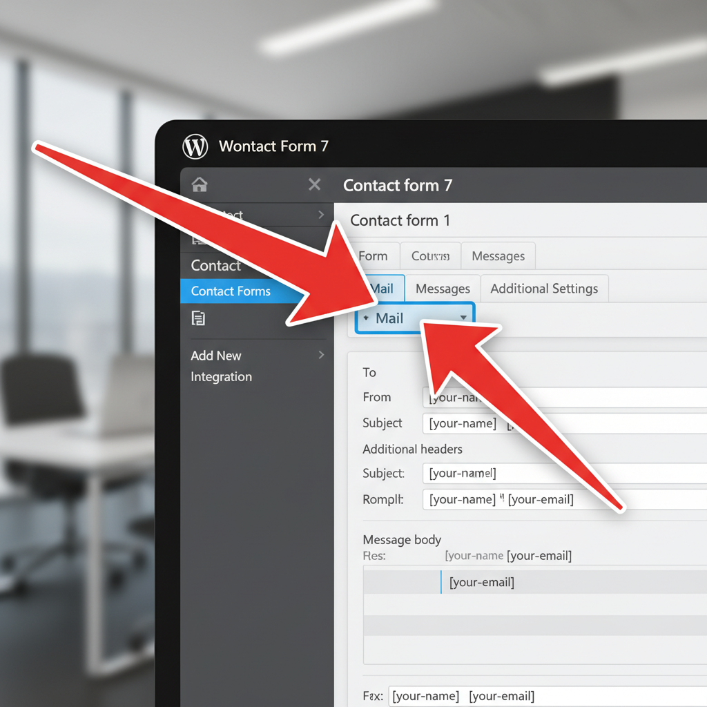wordpress contact form 7 not sending email