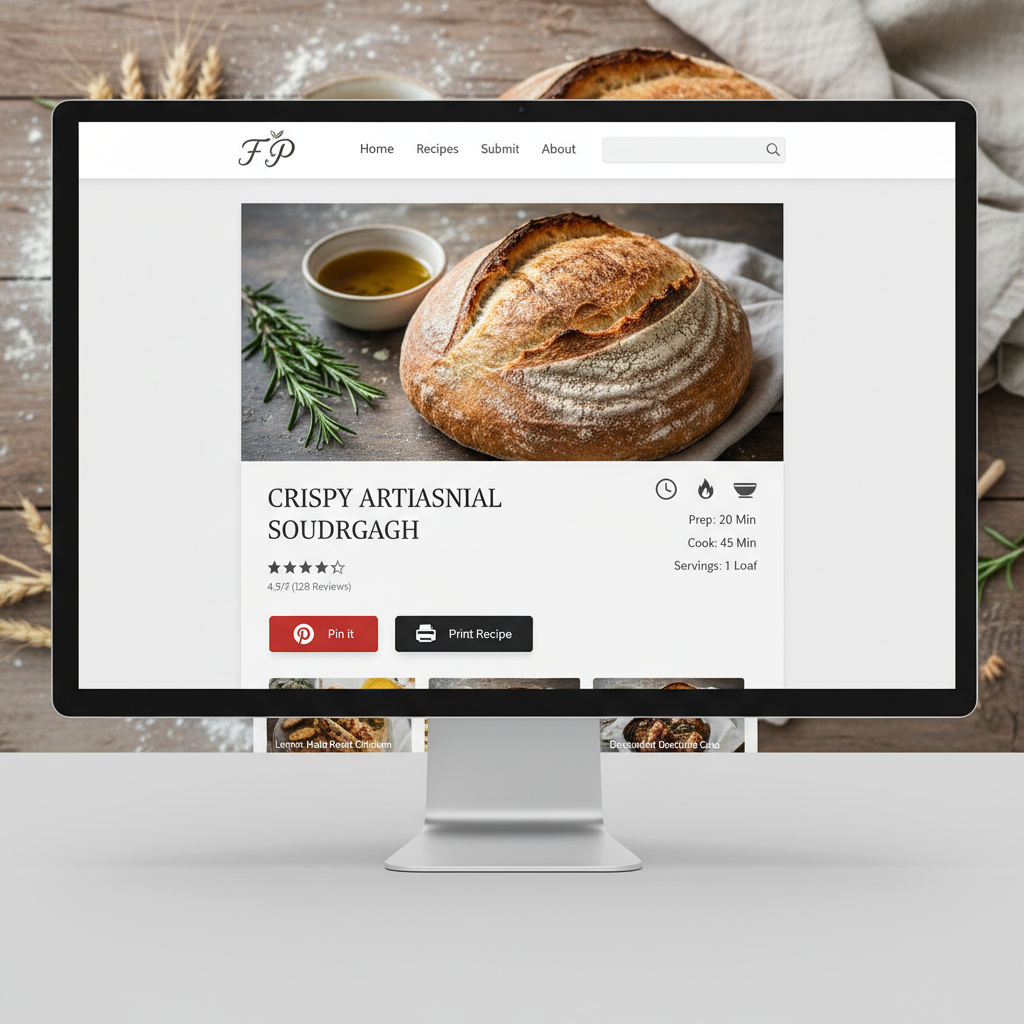 recipe wordpress theme