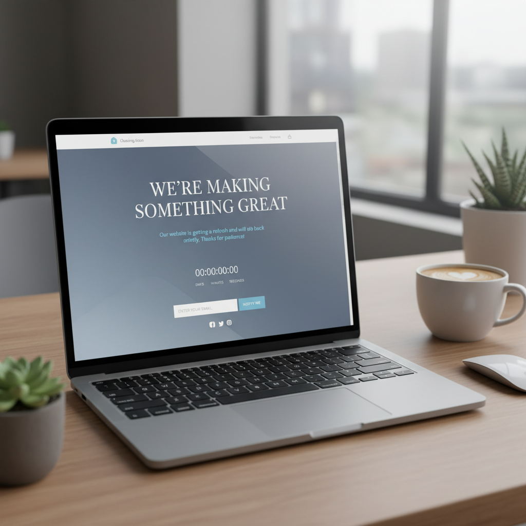 wordpress take site offline