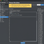 theme file editor not showing in wordpress