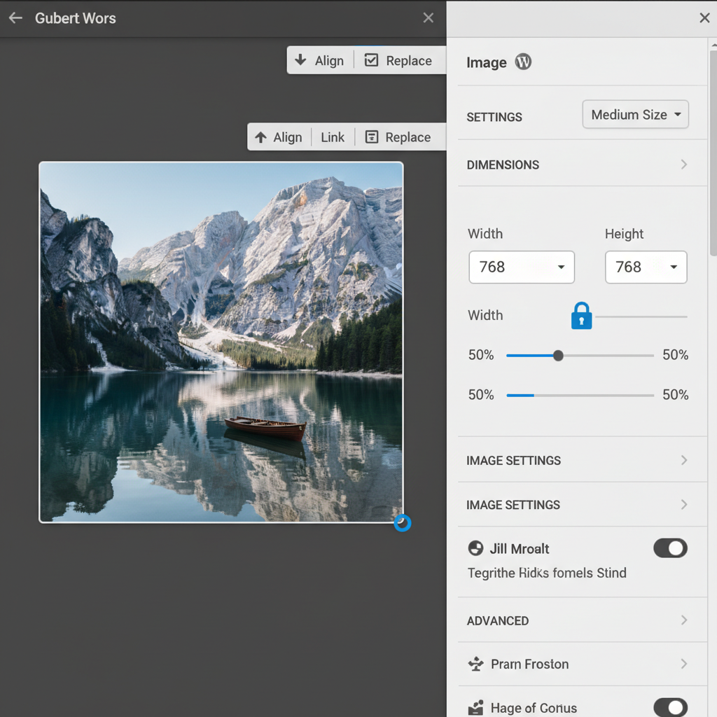how to resize image in wordpress