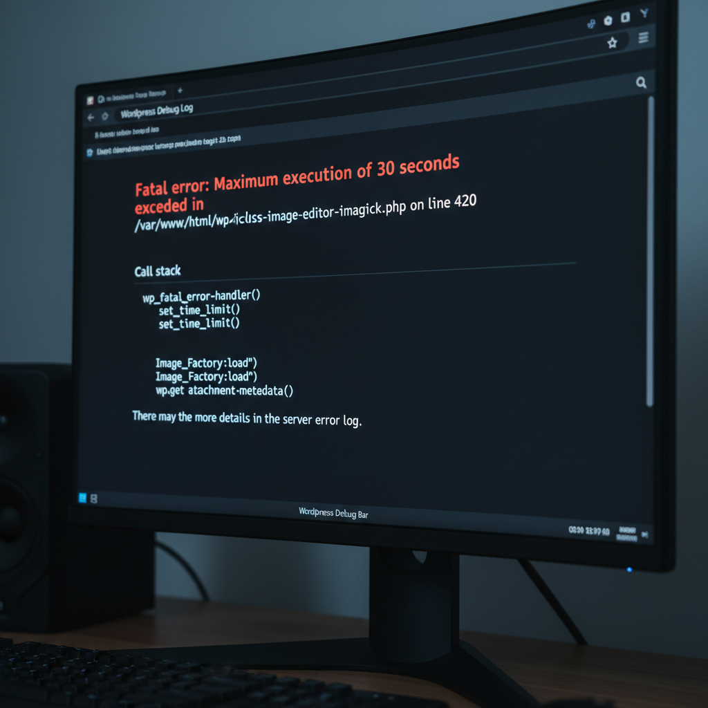 PHP Time Limit in WordPress