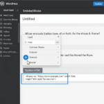 how to add iframe to wordpress