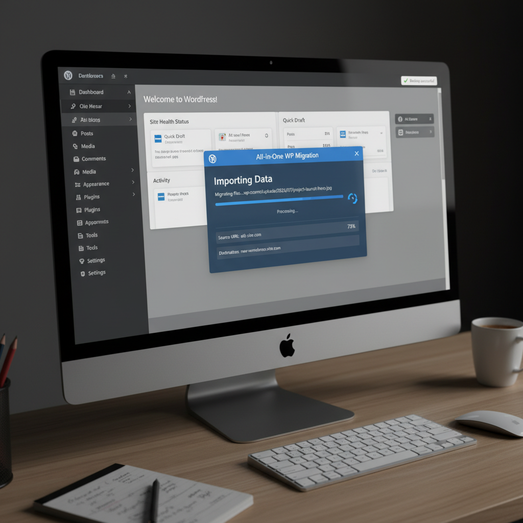 copy website to wordpress