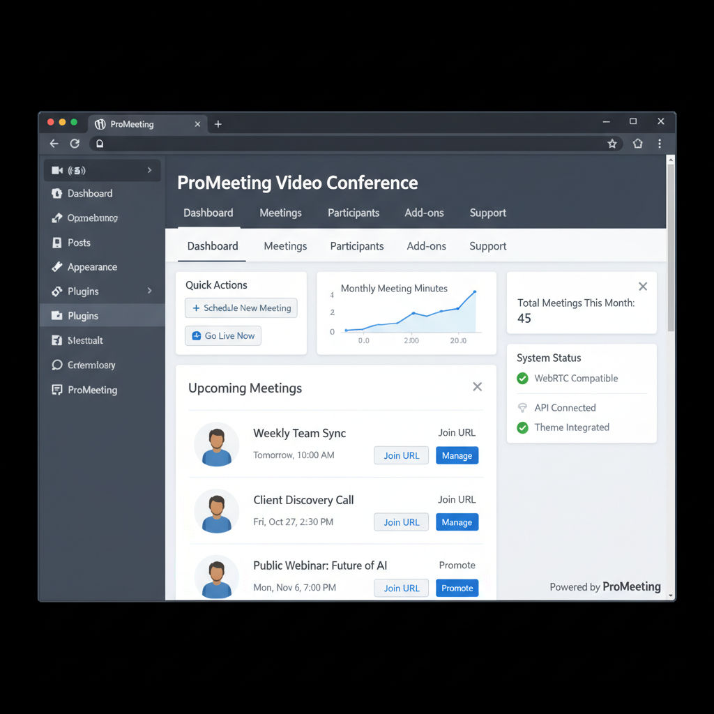 video conference wordpress plugin