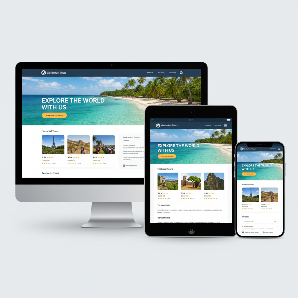 wordpress theme travel agency