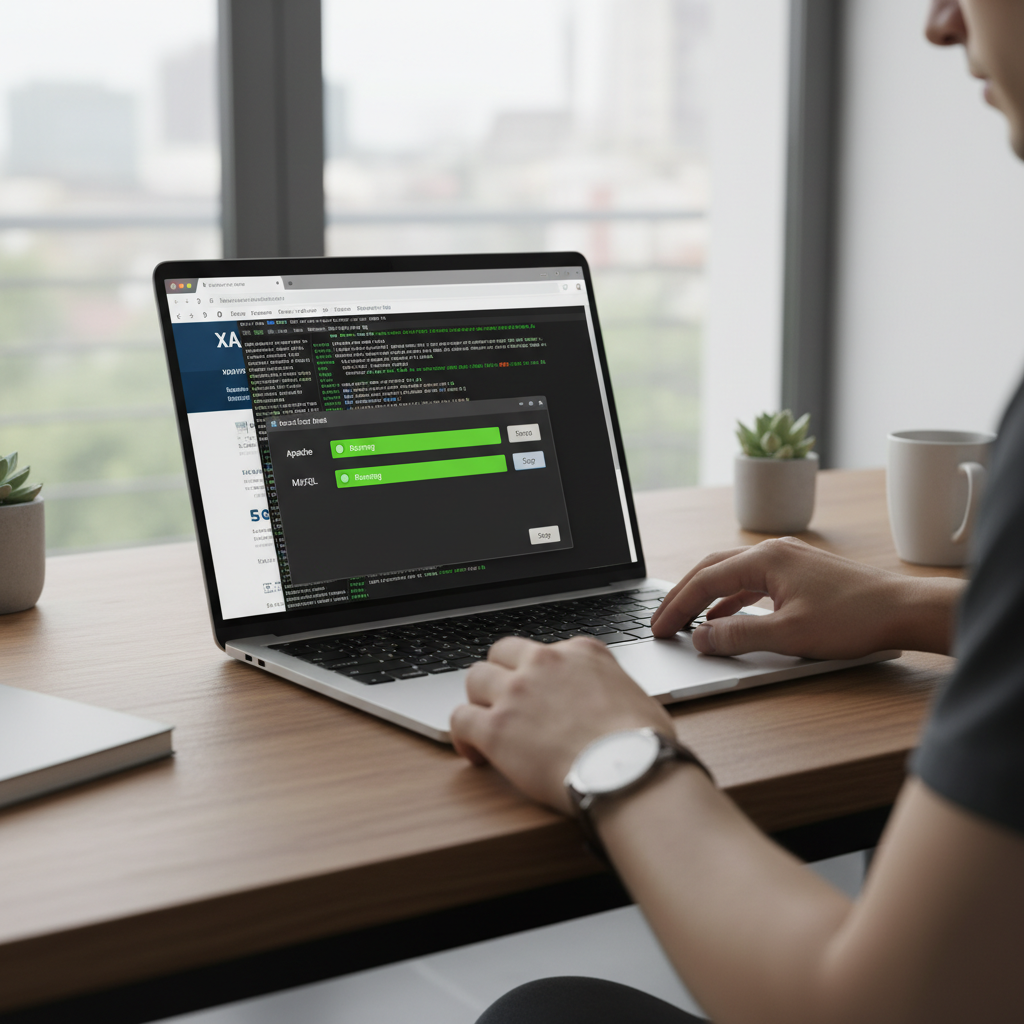 build a wordpress site offline