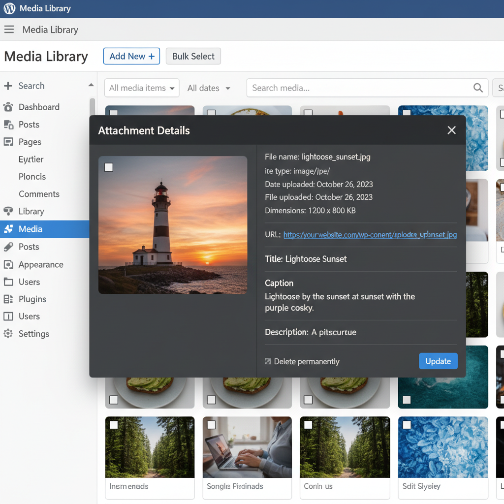 wordpress image upload