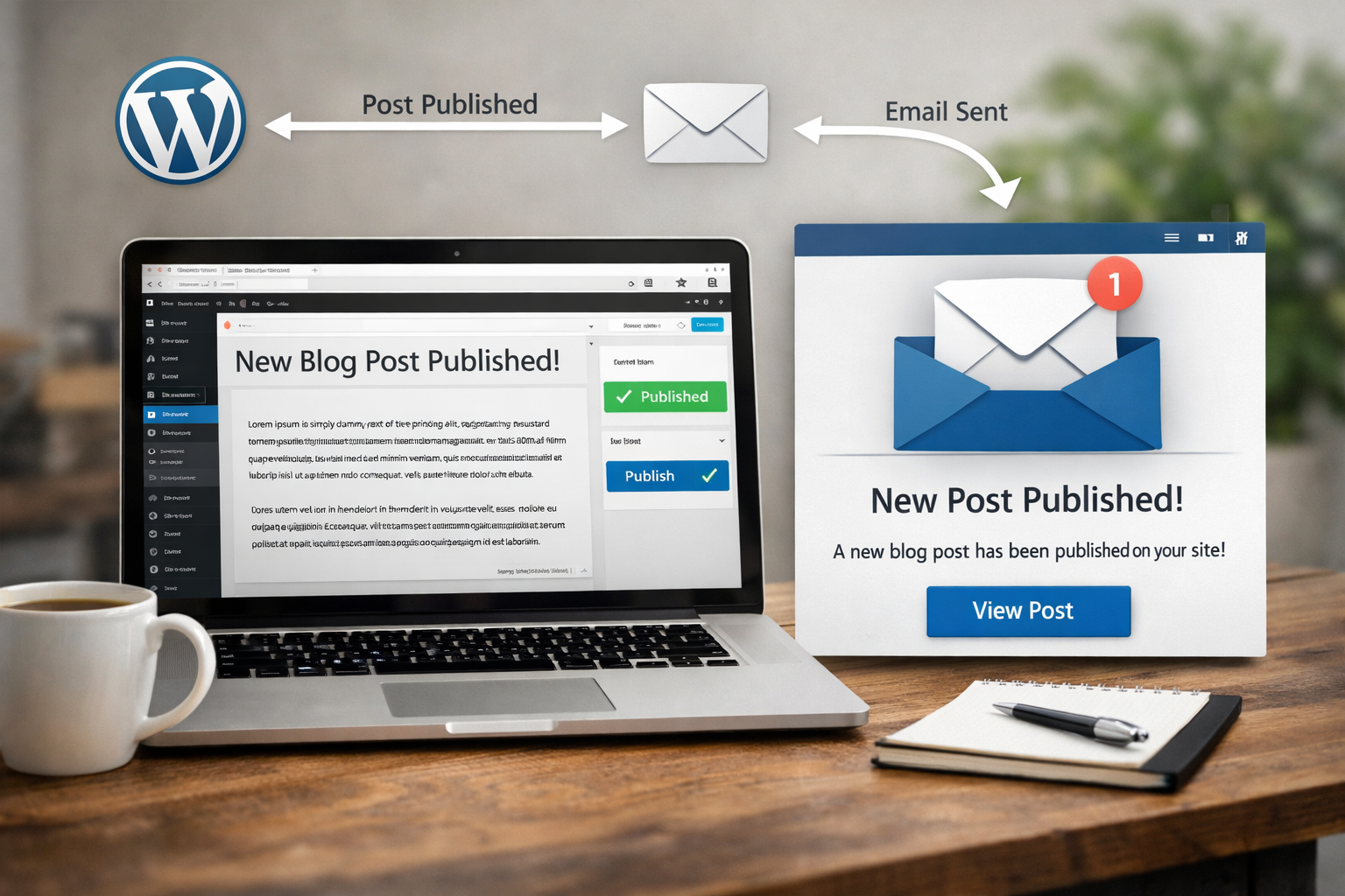 wordpress send email when post published