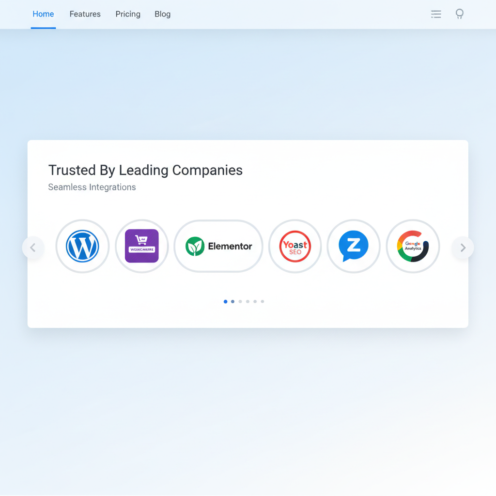 wordpress logo slider