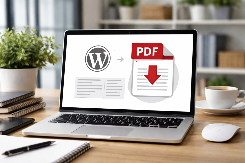 WordPress Generate PDF