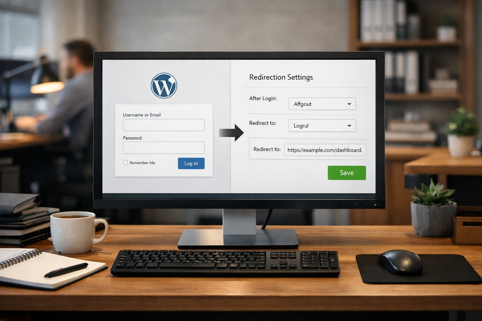 redirect after login wordpress