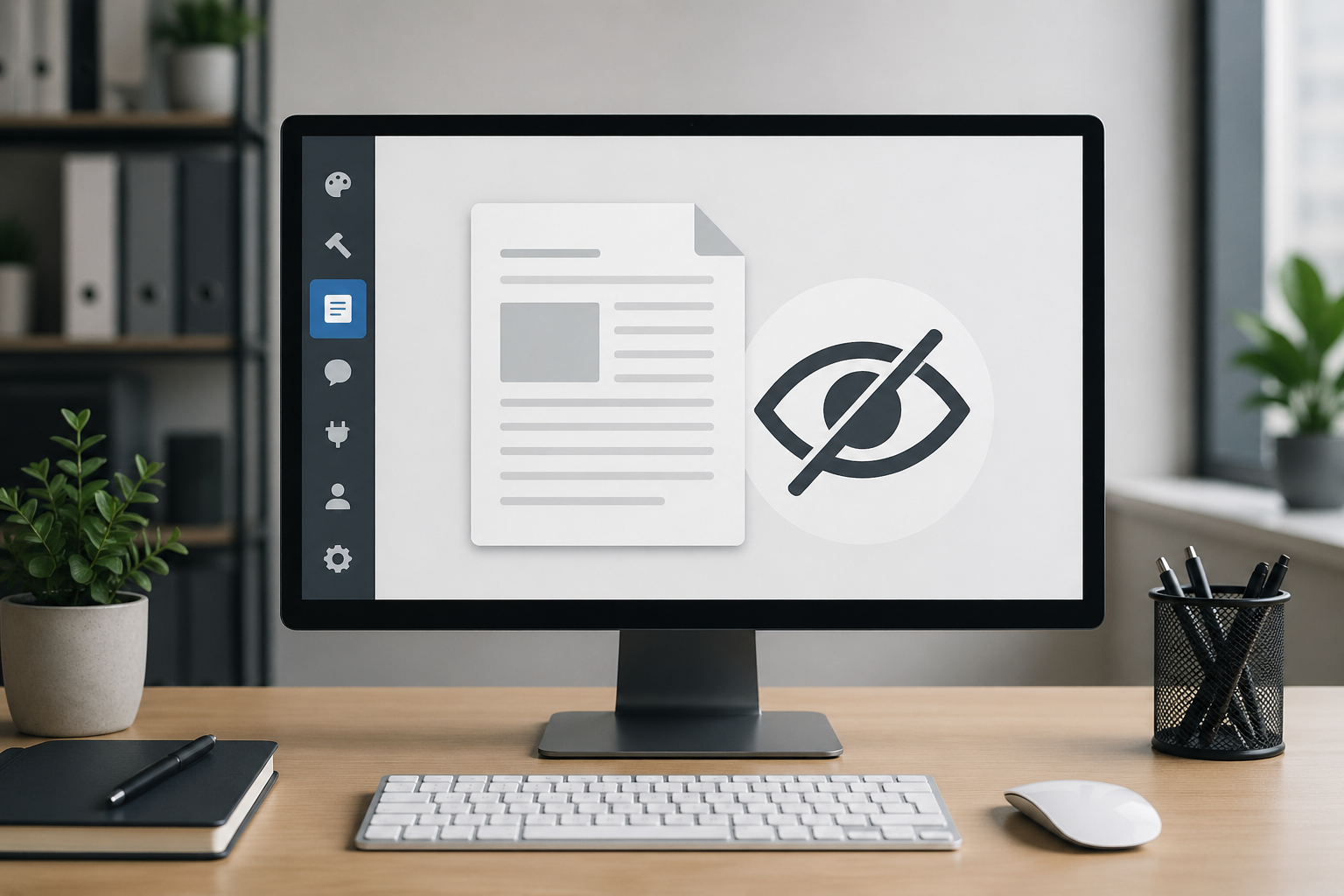 Hide Page in WordPress