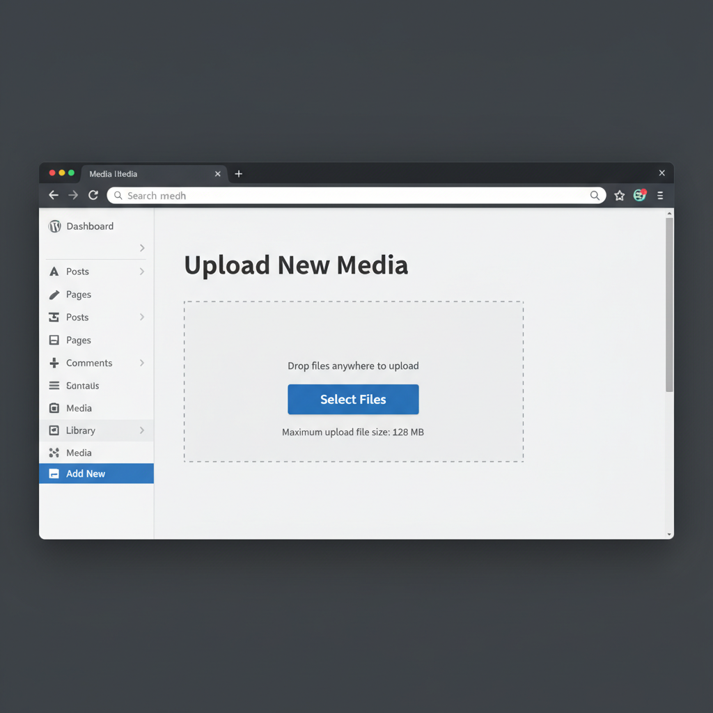 wordpress upload images