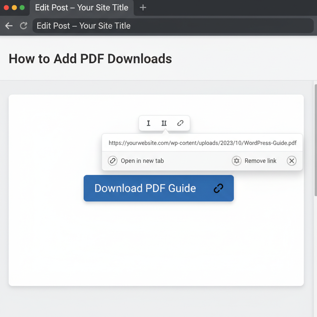 wordpress download pdf