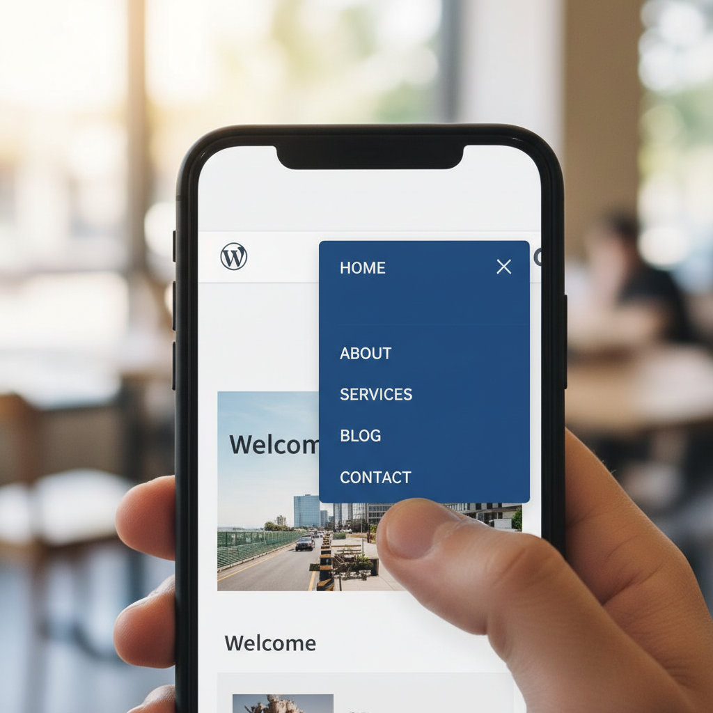 wordpress hamburger menu