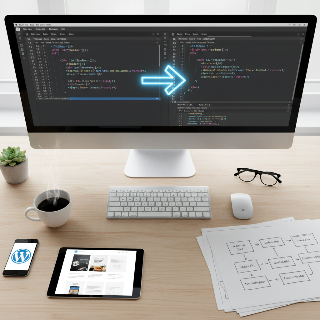 convert html to wordpress theme